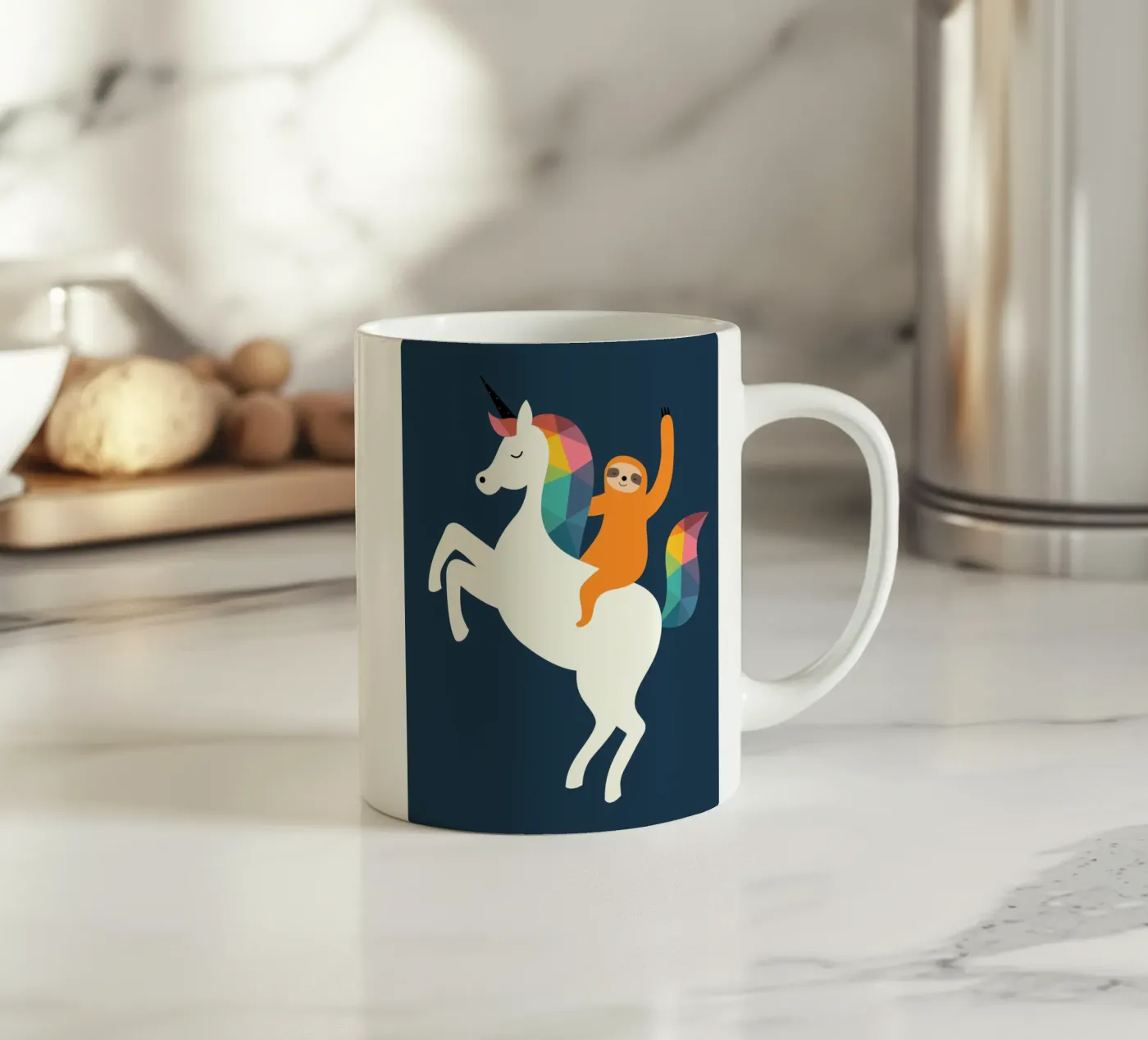 Magic Time ceramic mug by Andy Westface
