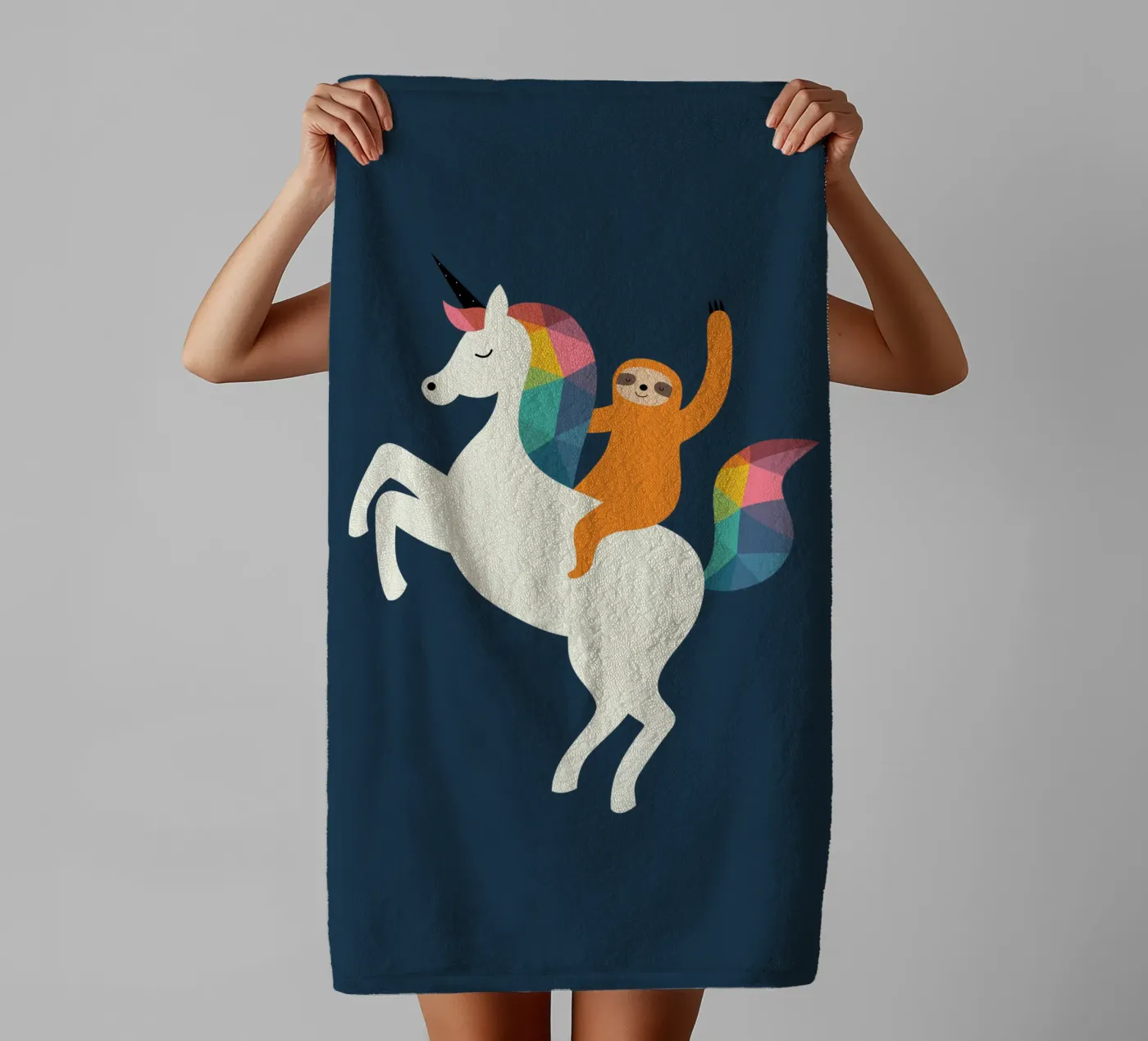 Magische tijd badhanddoek van Andy Westface