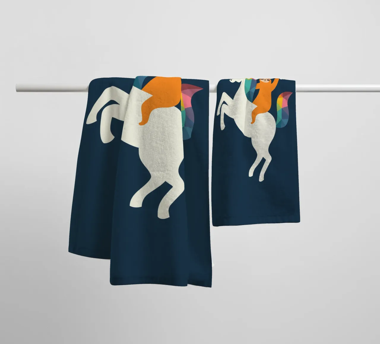 Magische tijd badhanddoek van Andy Westface