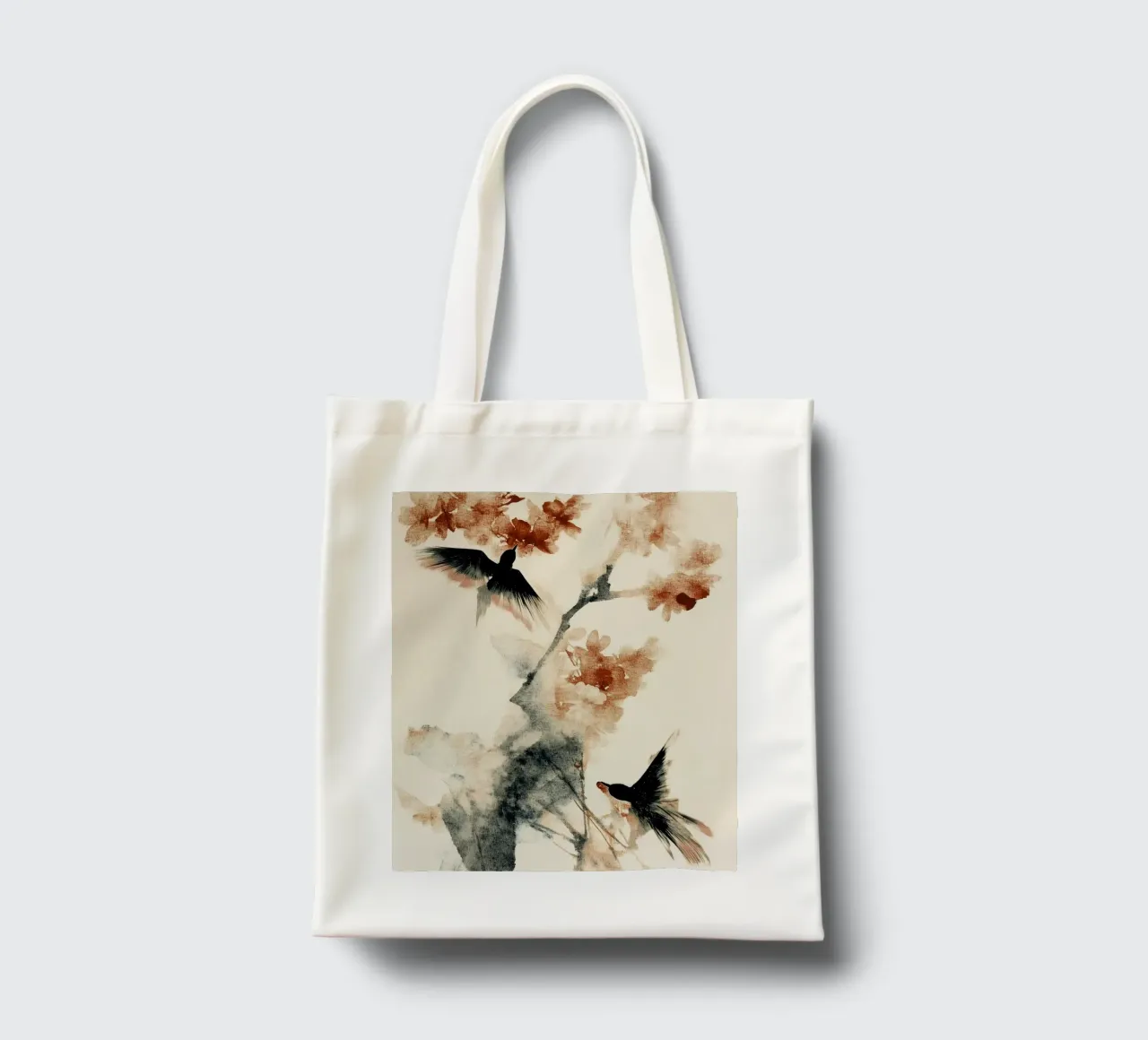 Cherry Birds tote bag by treechild