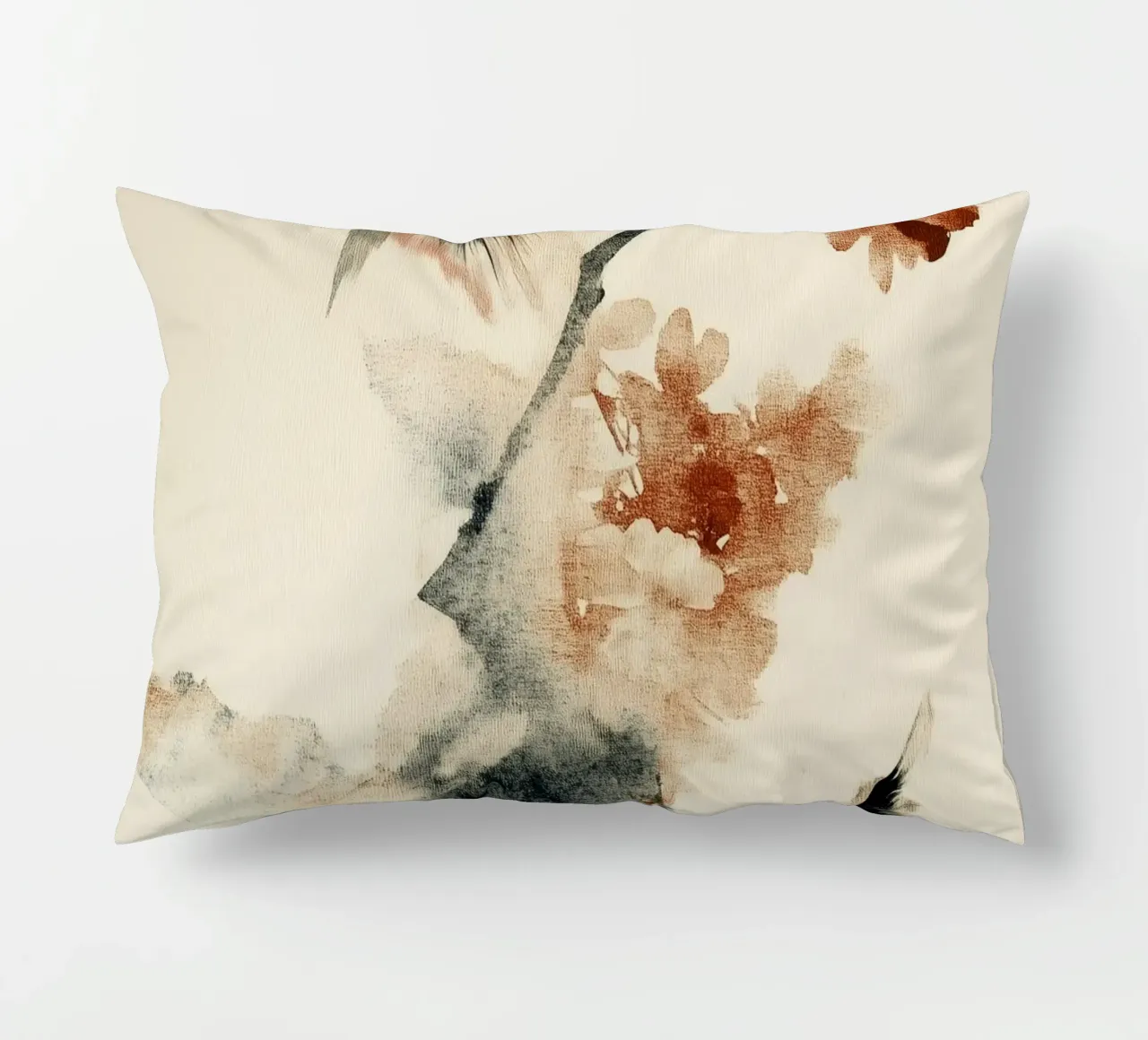 Cherry Birds decorative cushion by treechild