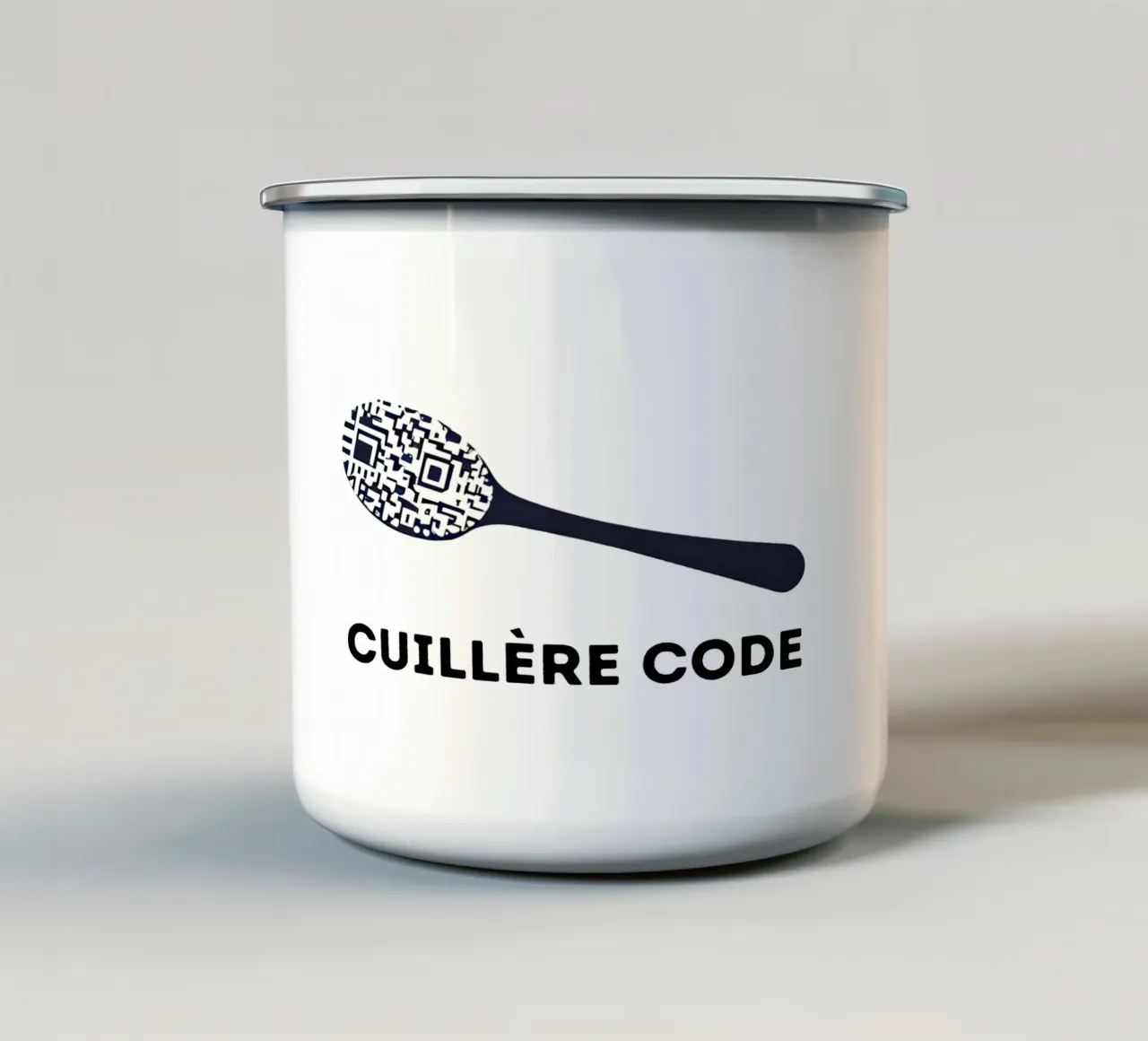 Geek tazza in smalto da Rezh creations