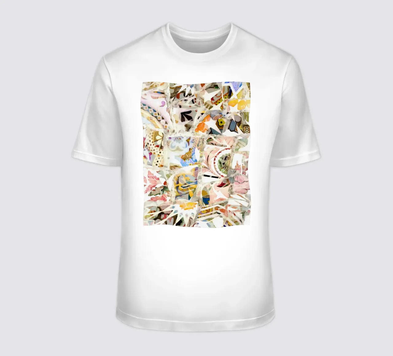Mosaico di Barcellona t-shirt da amini54