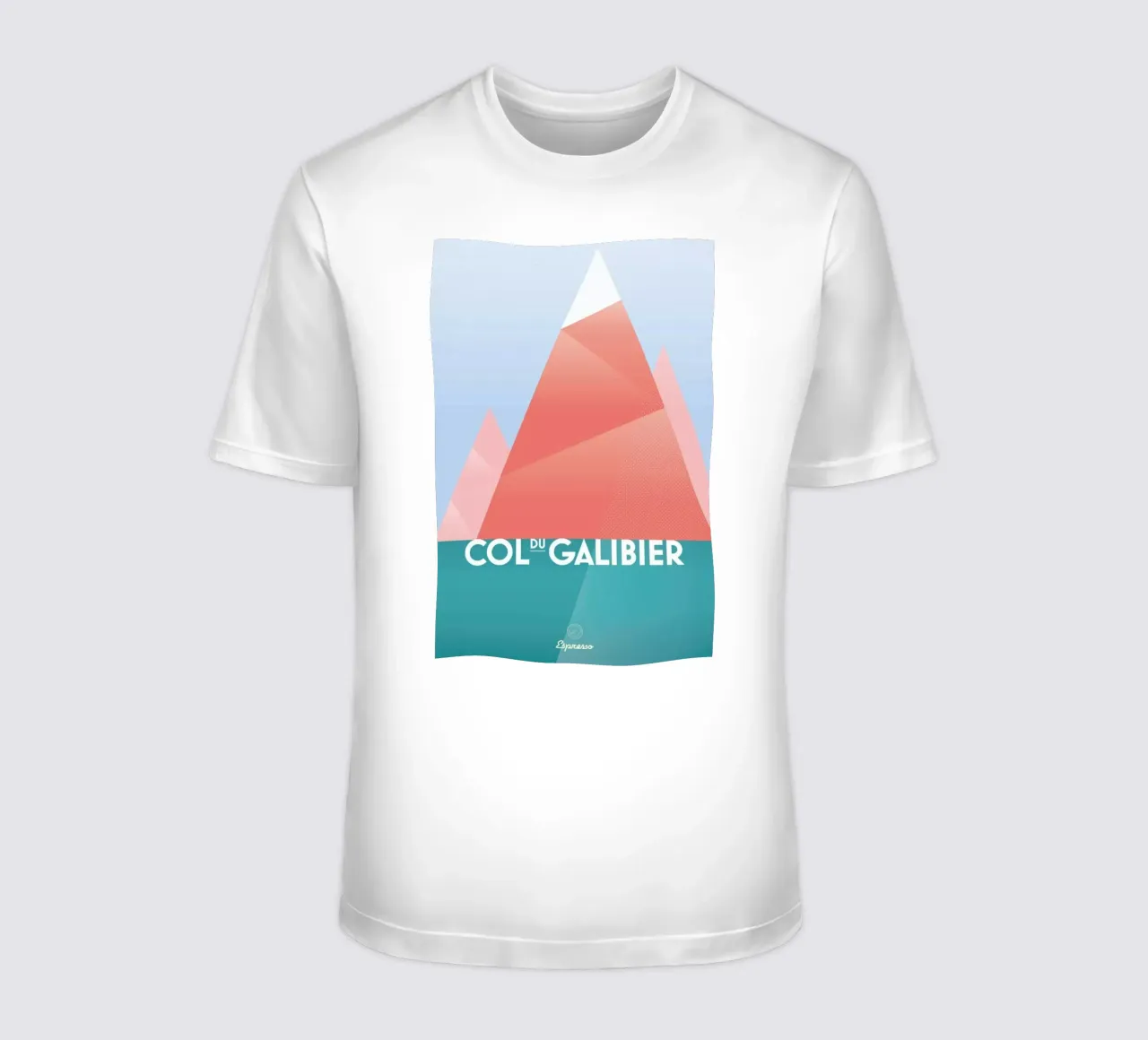 Col du Galibier II t-shirt by Benjamin Andresen