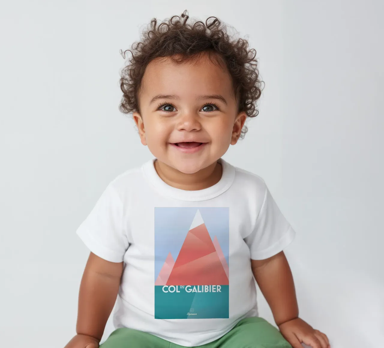 Col du Galibier II baby t-shirt by Benjamin Andresen