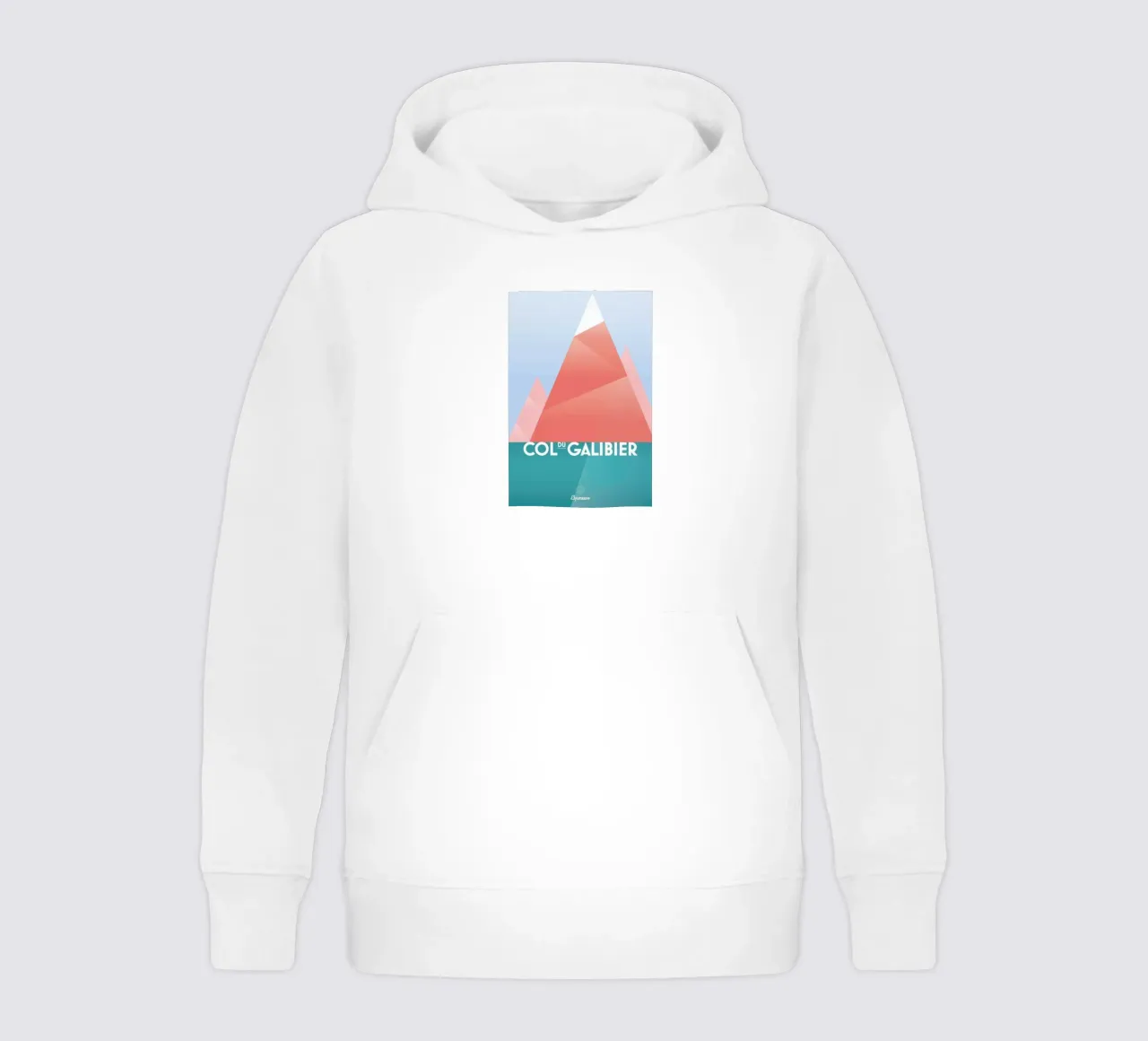 Col du Galibier II kids hoodie by Benjamin Andresen