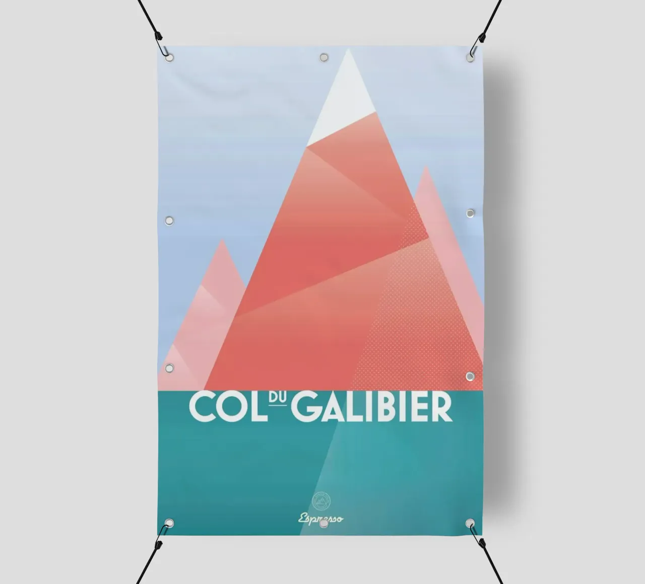 Col du Galibier II telo in pvc da Benjamin Andresen