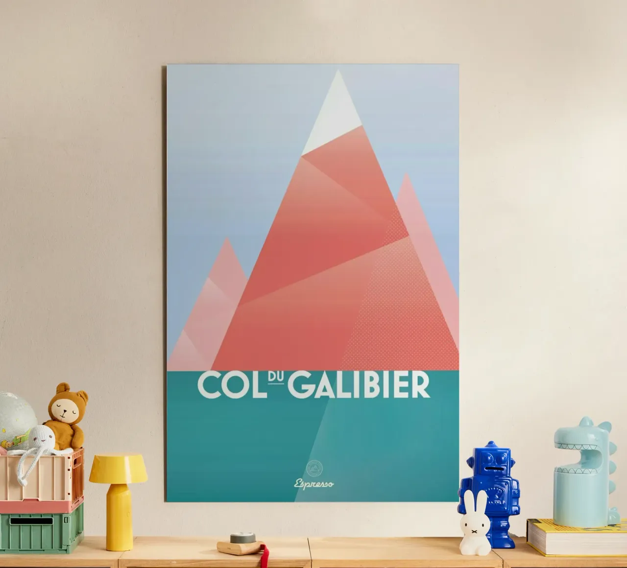 Col du Galibier II alluminio dibond da Benjamin Andresen