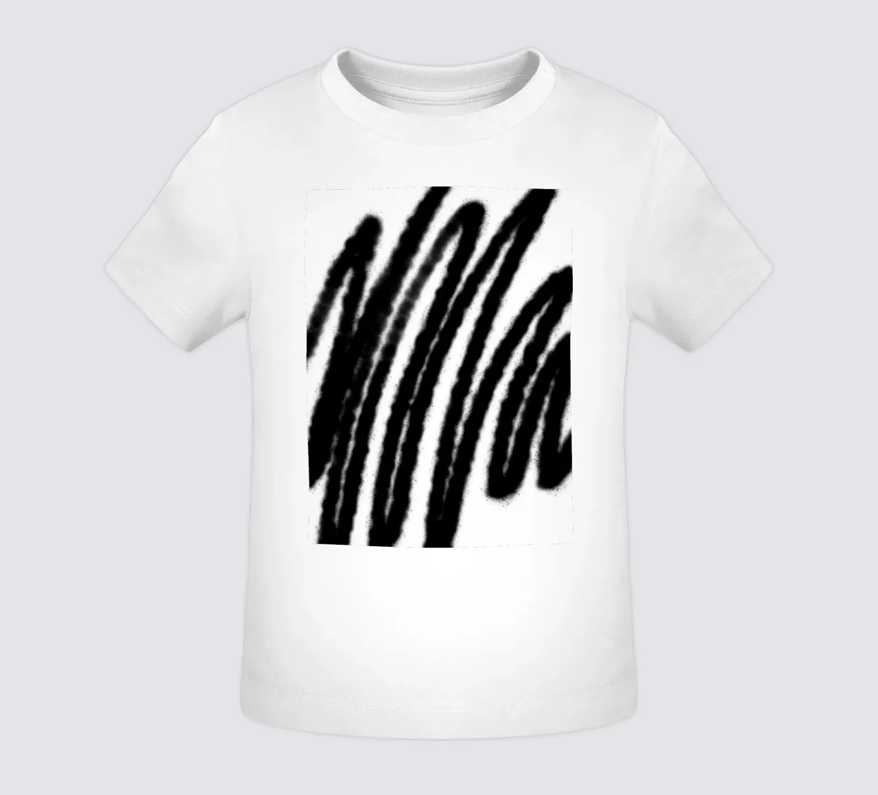 Black on White Abstract baby t-shirt by Studio B