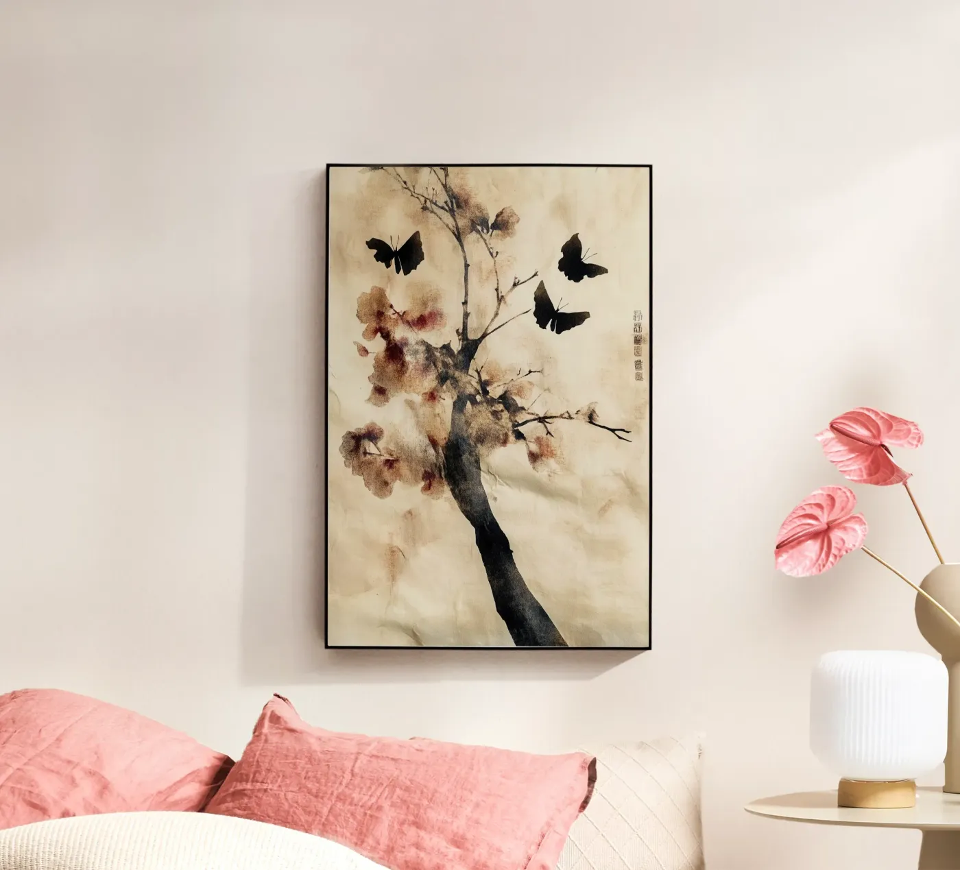 Cherry Butterflies acryl van treechild