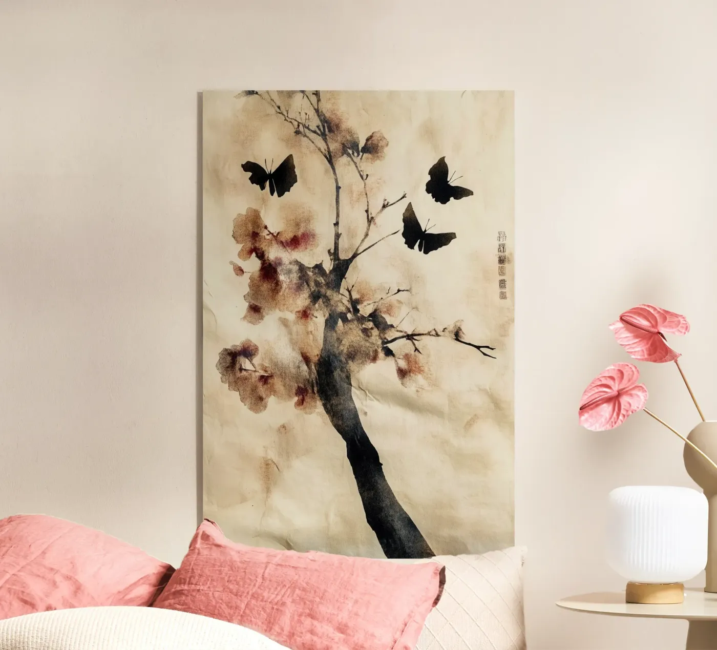 Cherry Butterflies acryl van treechild