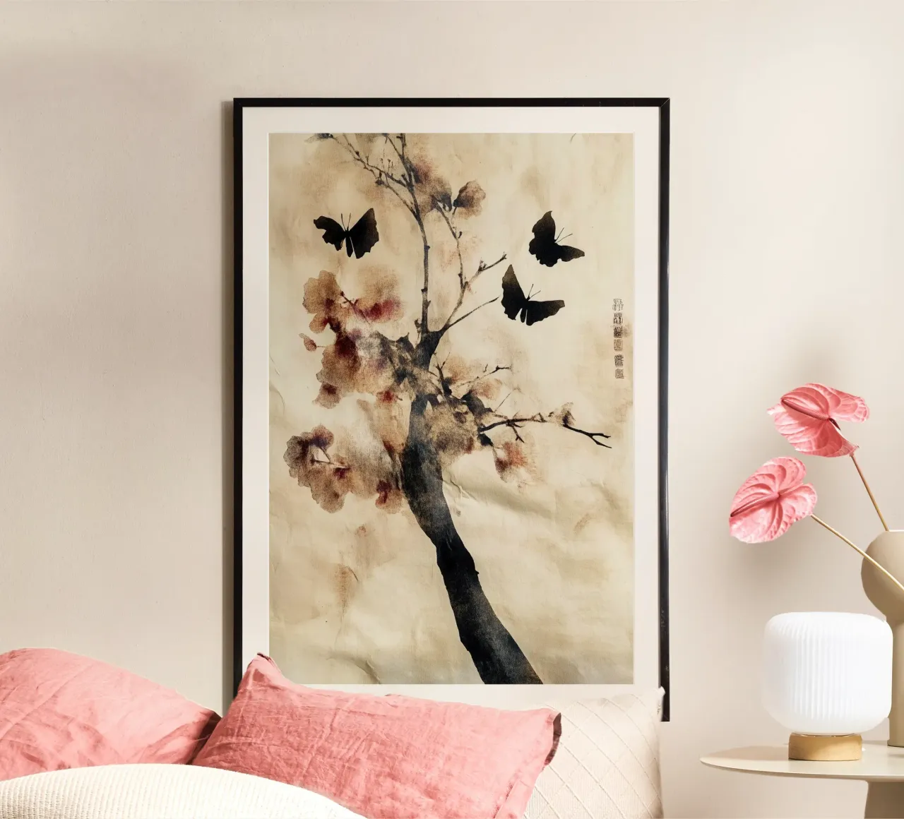 Cherry Butterflies poster da treechild