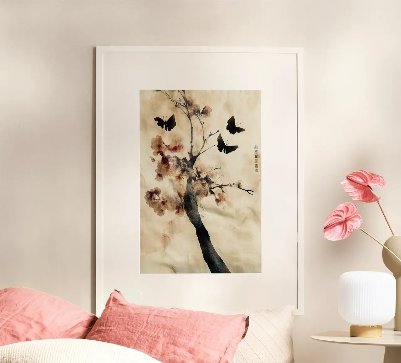 Cherry Butterflies poster da treechild