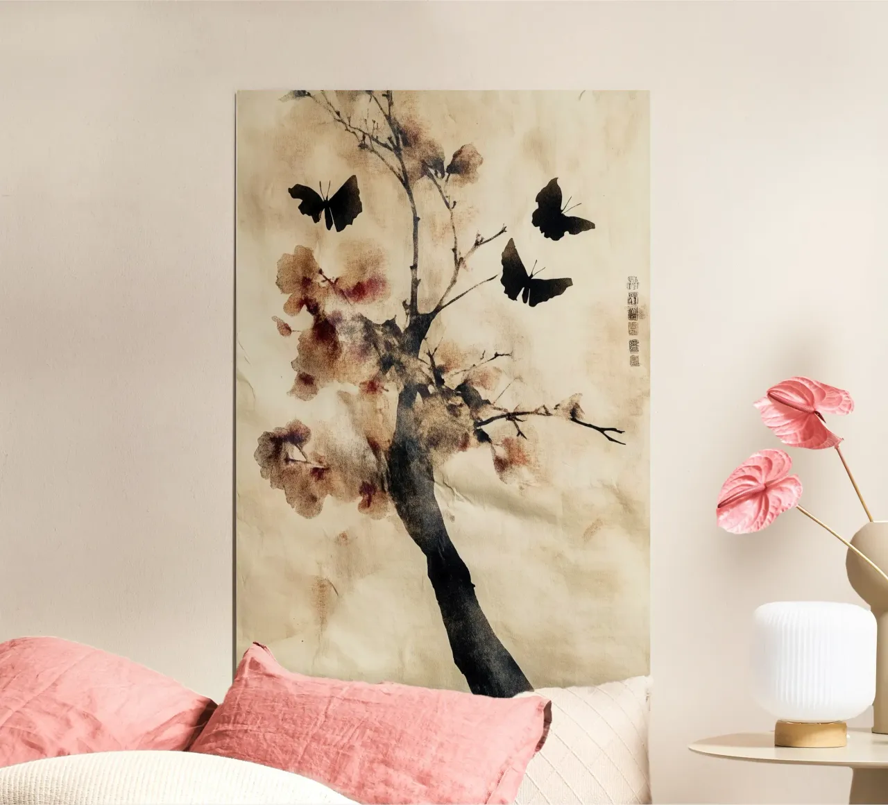 Cherry Butterflies poster da treechild