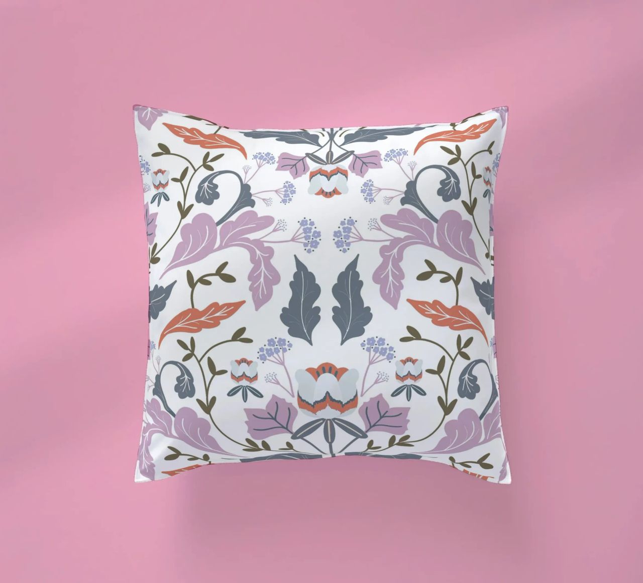 Victorian Tulip Tree Pattern cuscino da anisillustration