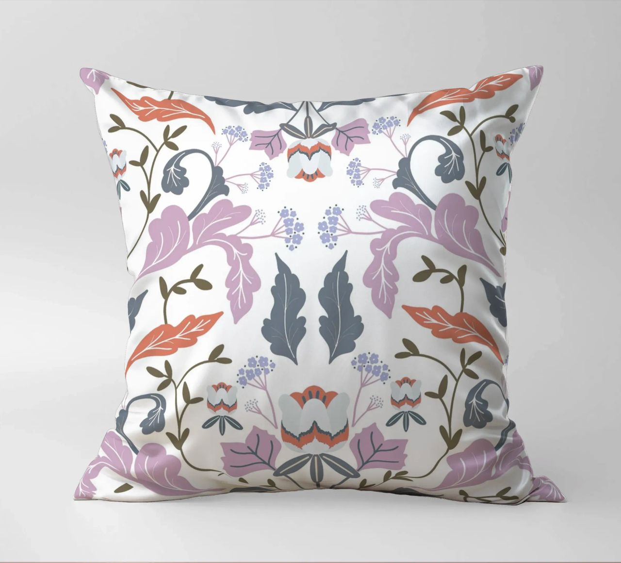 Victorian Tulip Tree Pattern cuscino da anisillustration