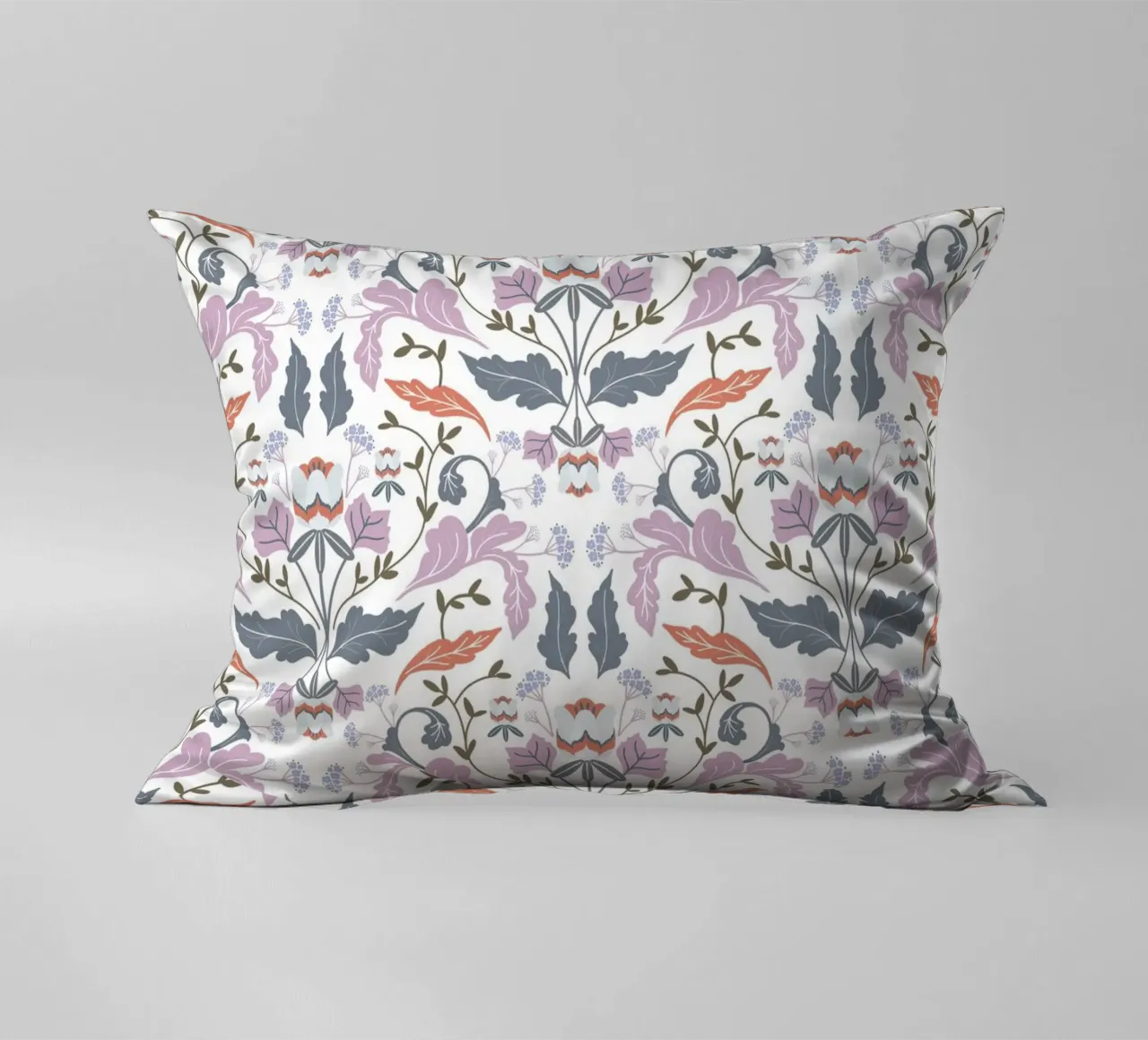 Victorian Tulip Tree Pattern Kissen von anisillustration