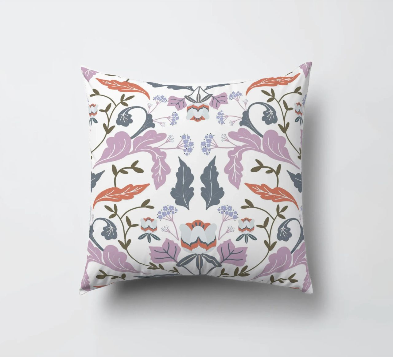 Victorian Tulip Tree Pattern cuscino da anisillustration