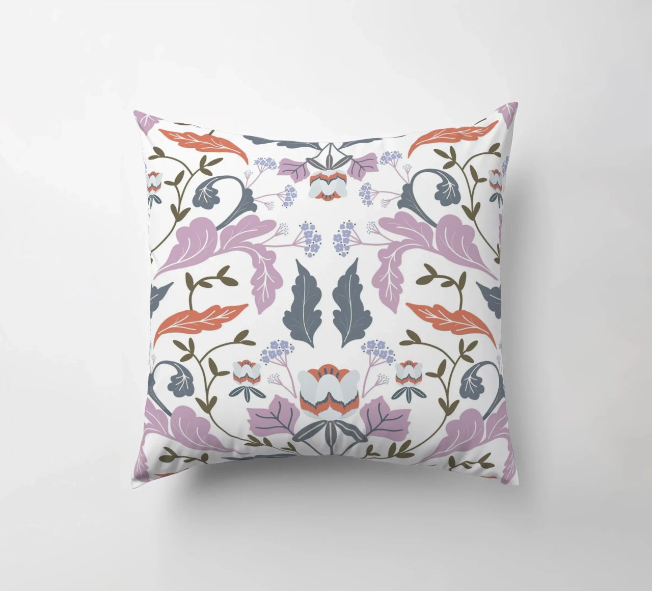 Victorian Tulip Tree Pattern cuscino da anisillustration