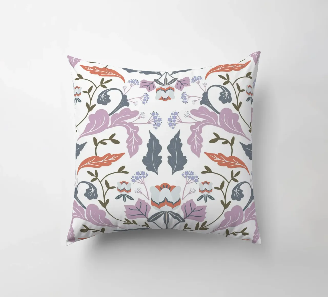 Victorian Tulip Tree Pattern Kissen von anisillustration