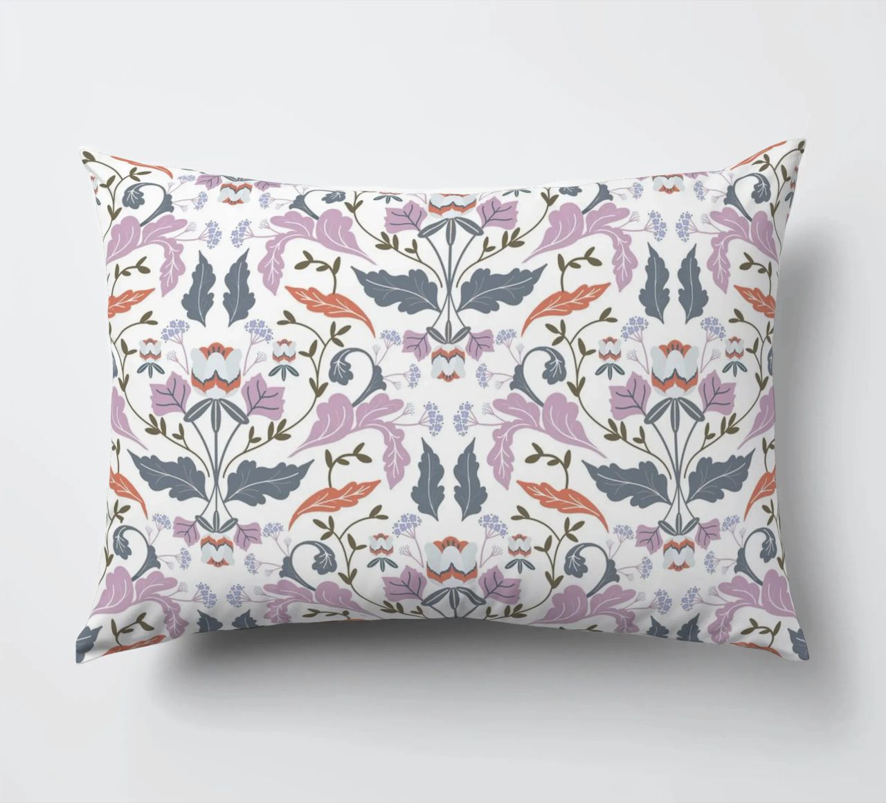 Victorian Tulip Tree Pattern cuscino da anisillustration