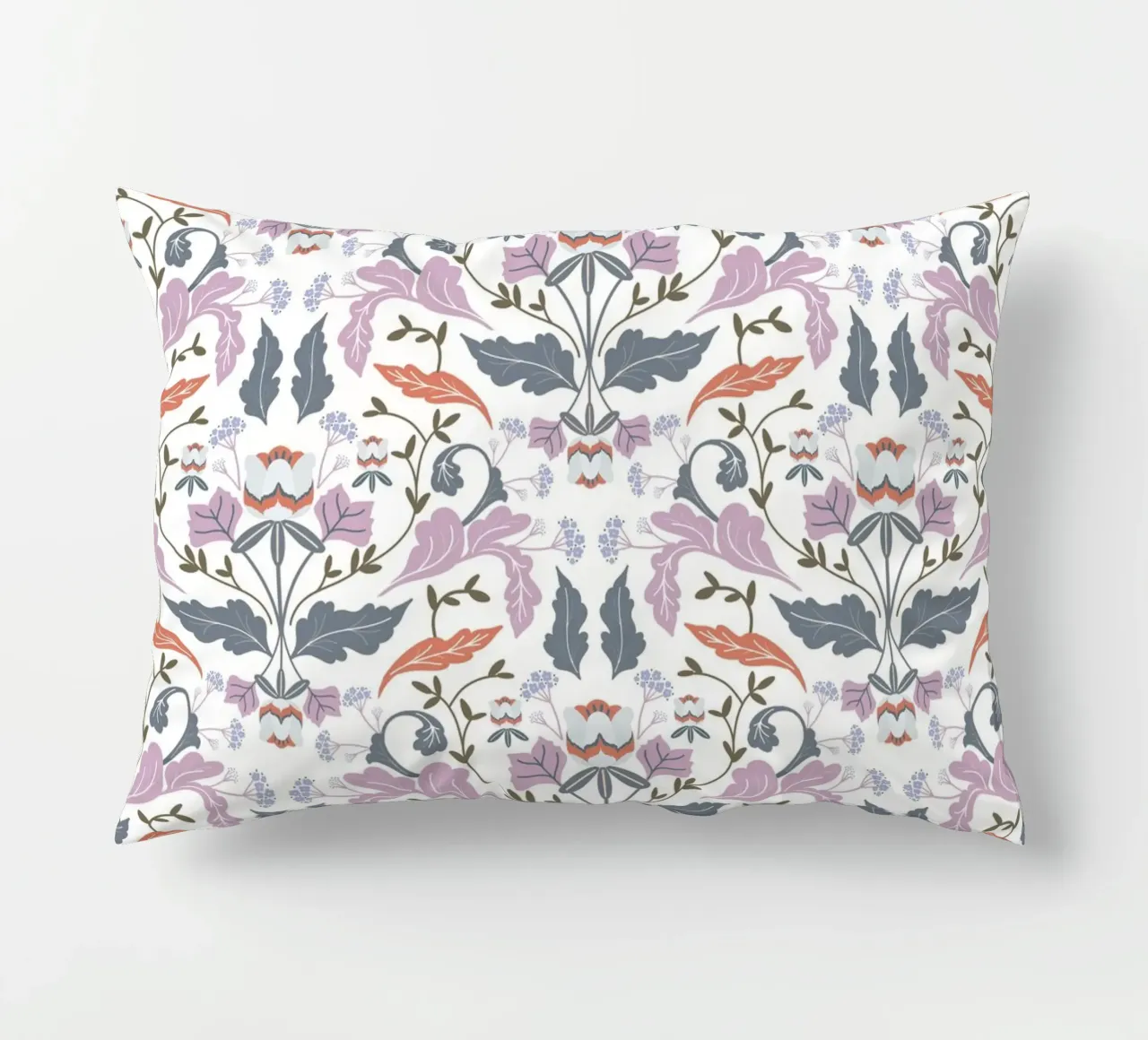 Victorian Tulip Tree Pattern Kissen von anisillustration
