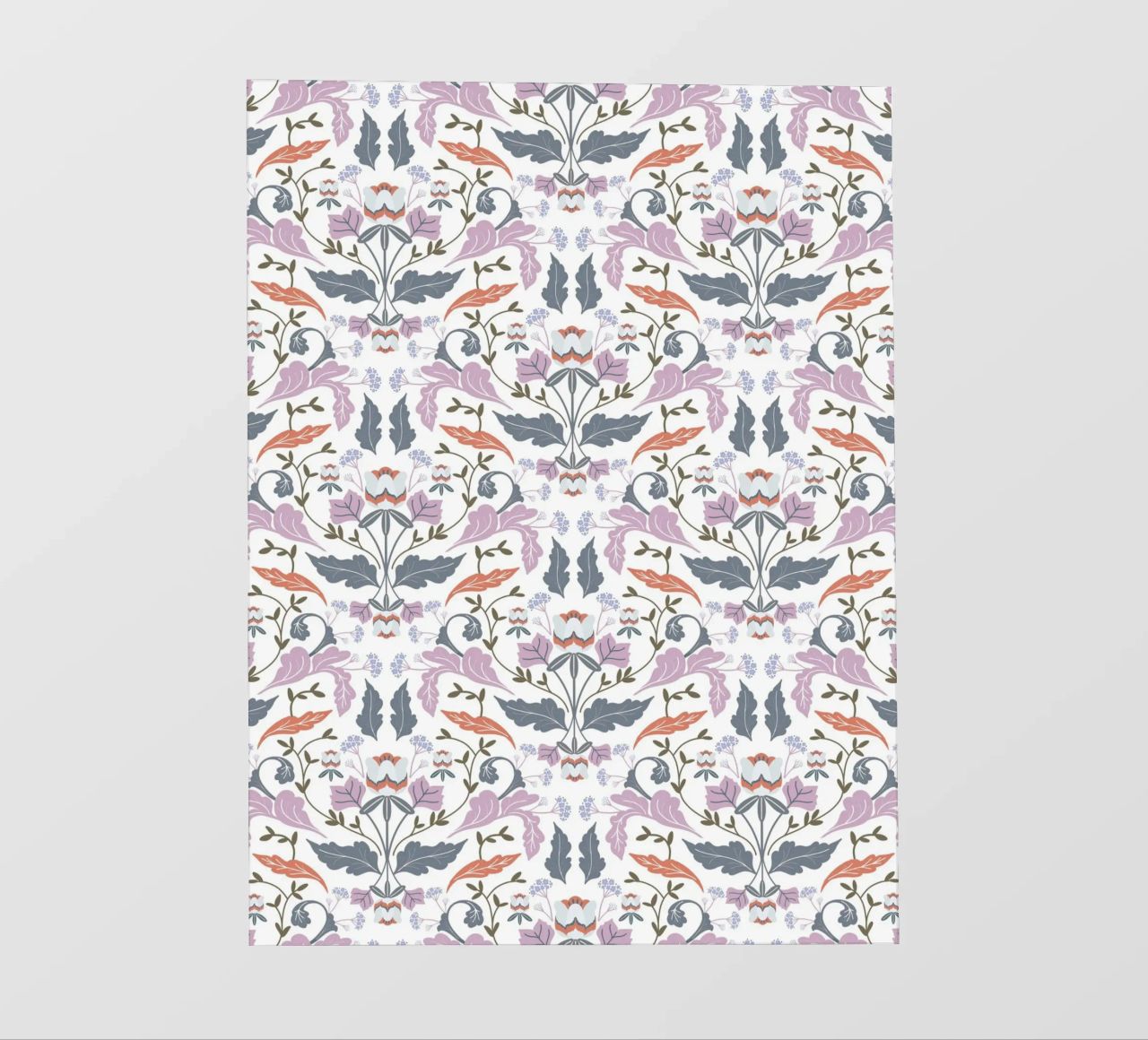 Victorian Tulip Tree Pattern pellicola backlit da anisillustration