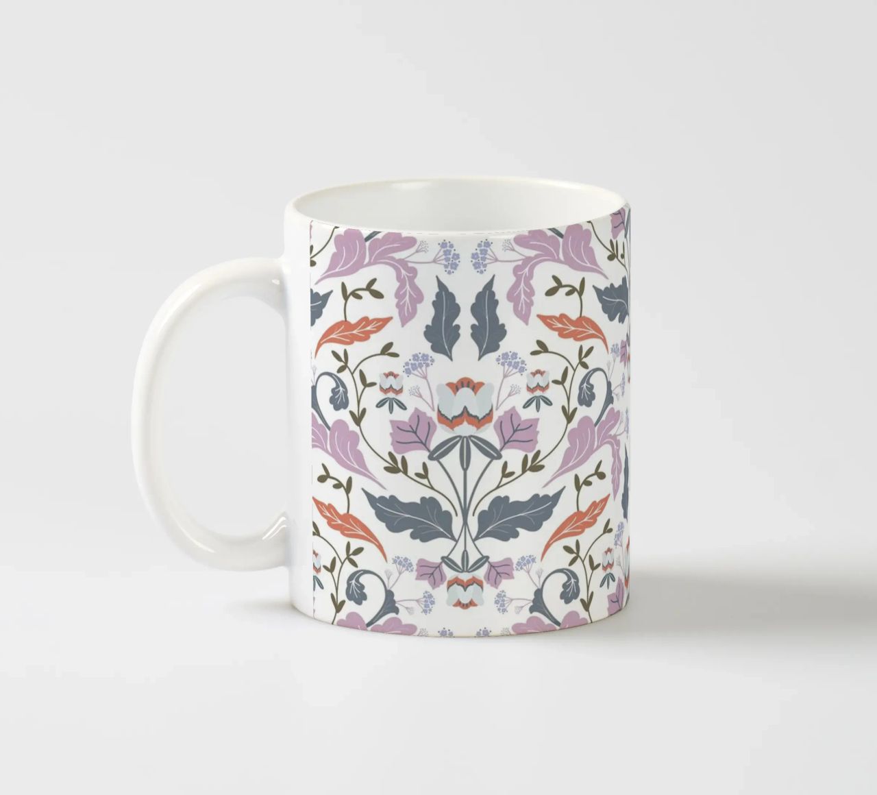 Victorian Tulip Tree Pattern tazza in ceramica da anisillustration