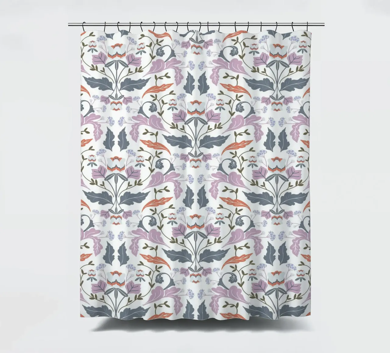 Victorian Tulip Tree Pattern tenda da doccia da anisillustration