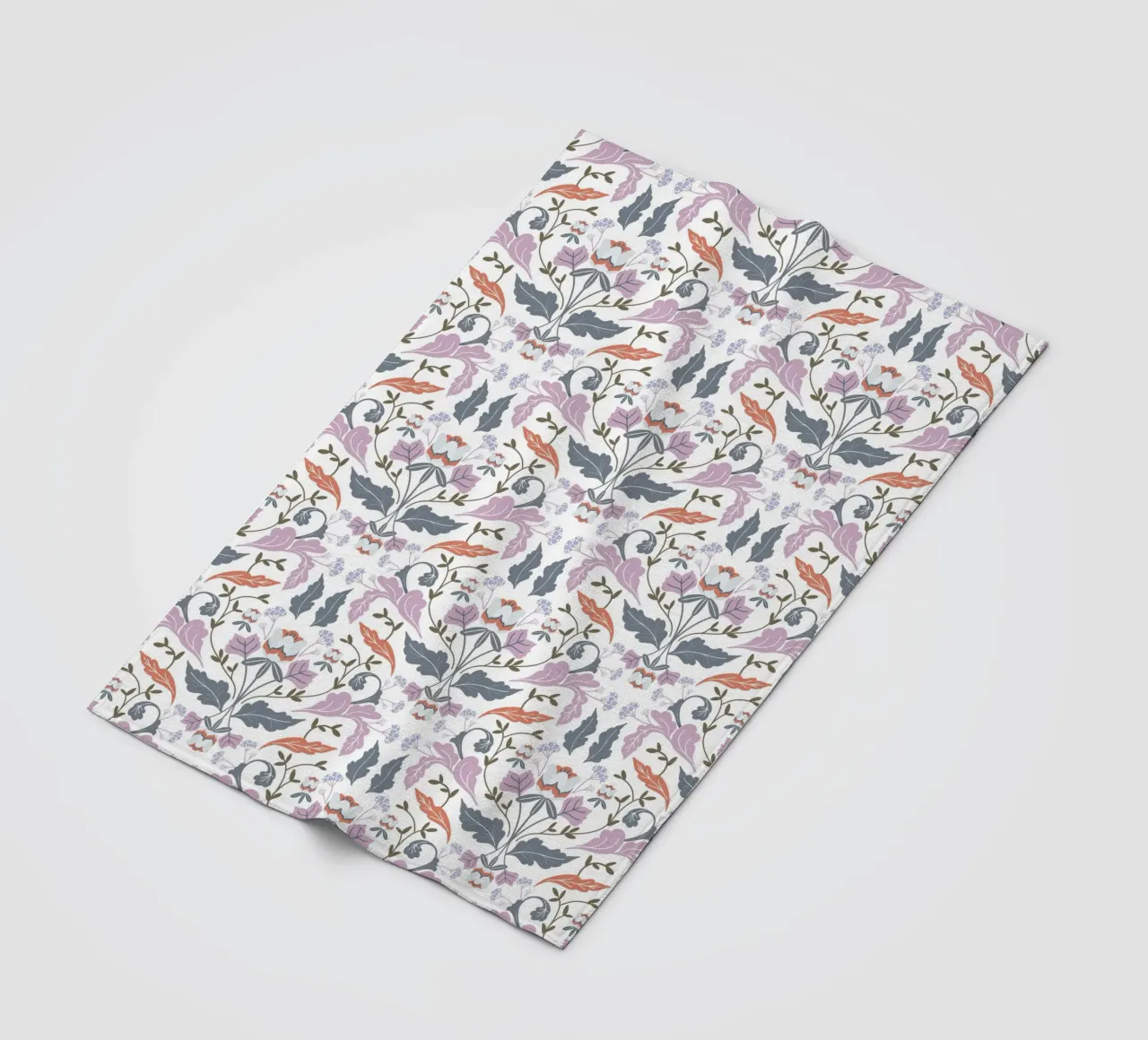 Victorian Tulip Tree Pattern Fleecedecke von anisillustration