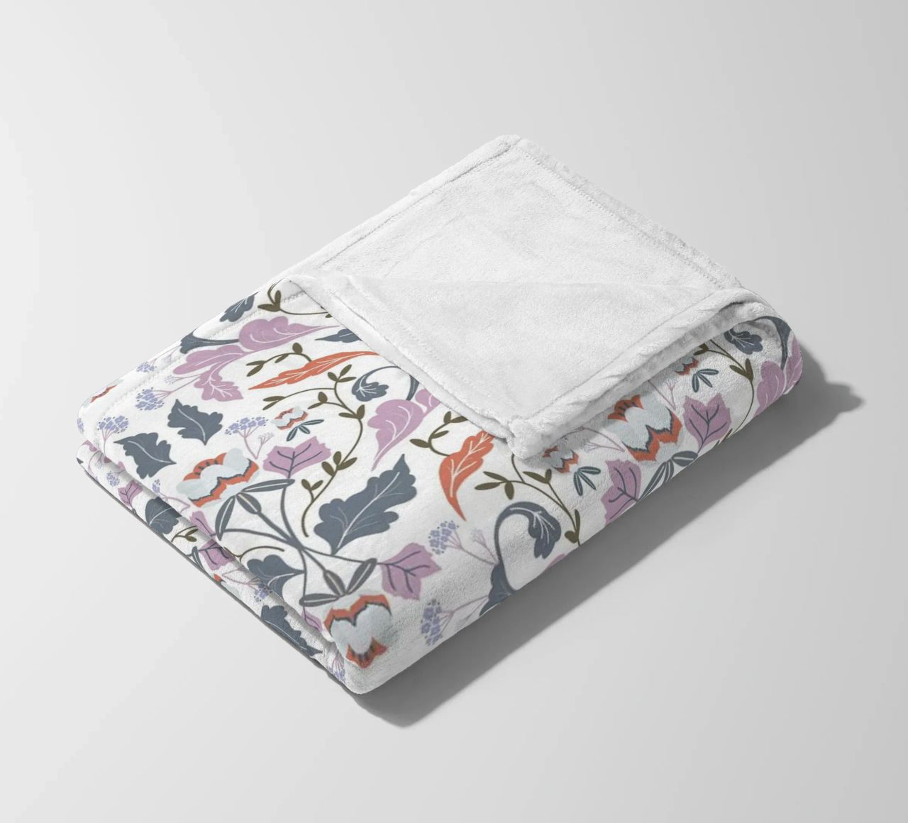 Victorian Tulip Tree Pattern coperta in pile da anisillustration