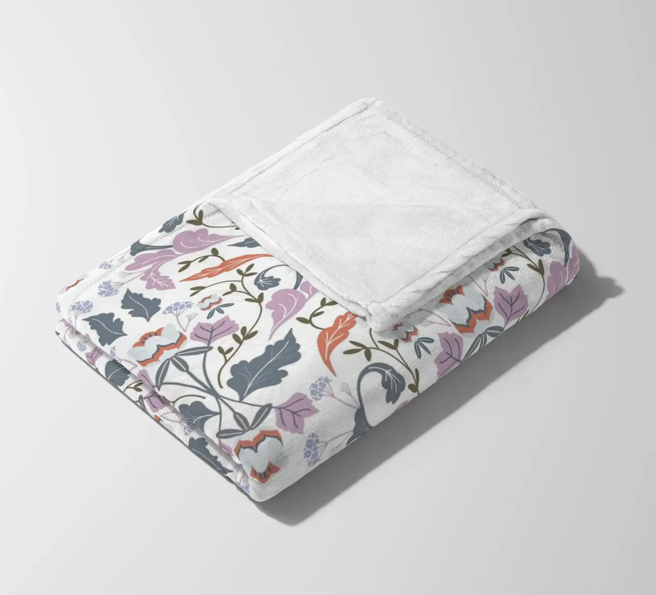 Victorian Tulip Tree Pattern Fleecedecke von anisillustration