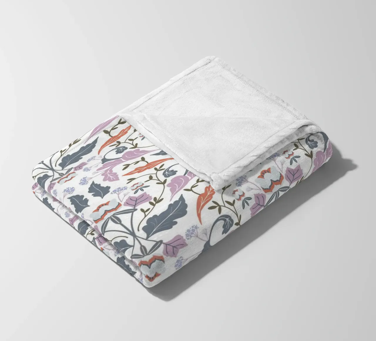 Victorian Tulip Tree Pattern Fleecedecke von anisillustration