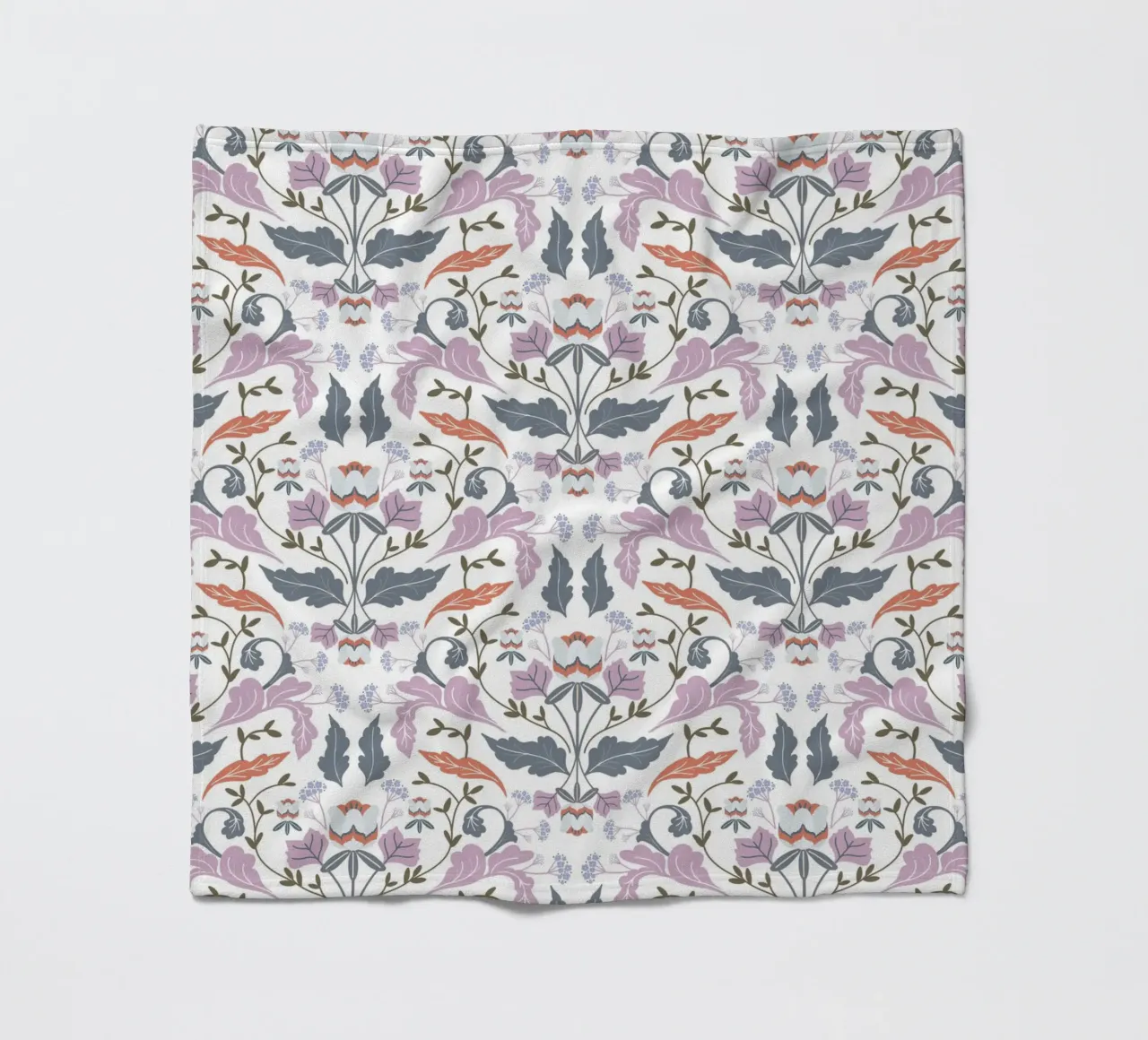 Victorian Tulip Tree Pattern Fleecedecke von anisillustration