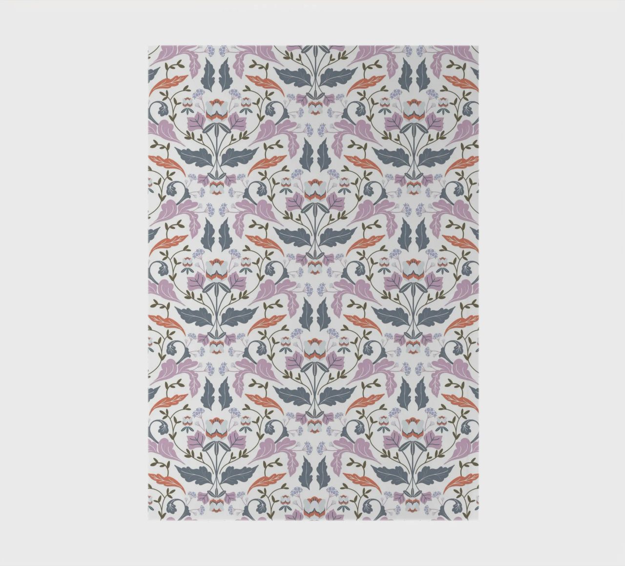 Victorian Tulip Tree Pattern notebook by anisillustration