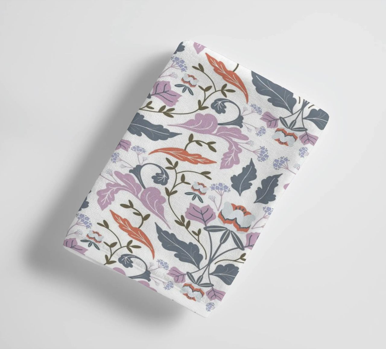 Victorian Tulip Tree Pattern asciugamano da bagno da anisillustration