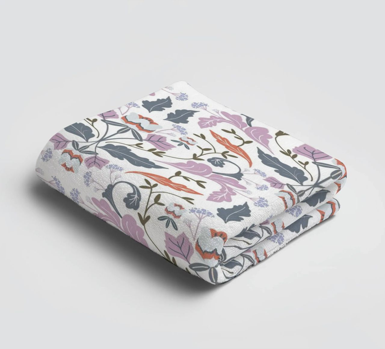 Victorian Tulip Tree Pattern asciugamano da bagno da anisillustration