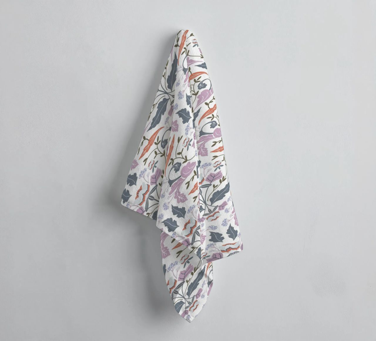 Victorian Tulip Tree Pattern asciugamano da bagno da anisillustration