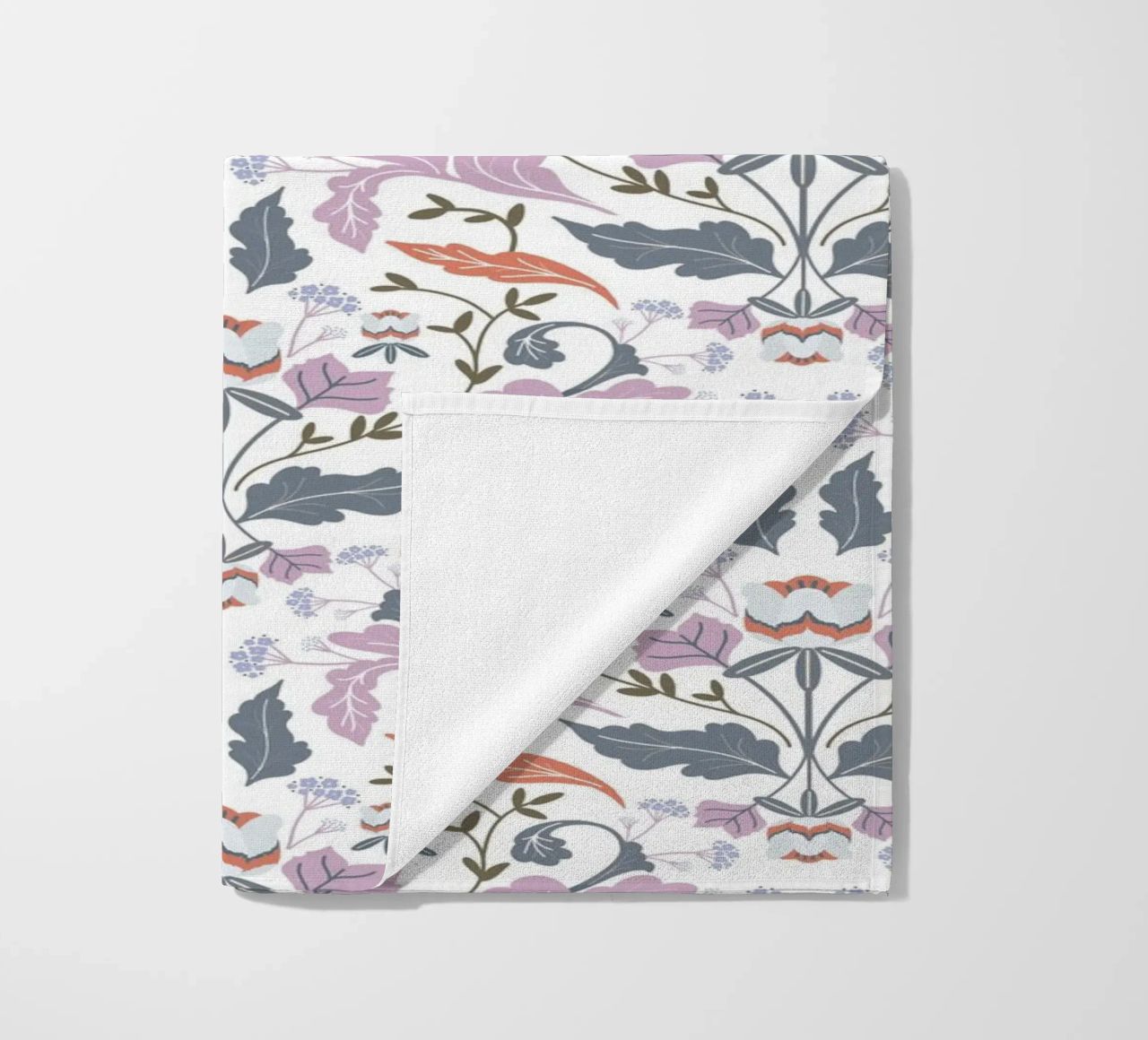 Victorian Tulip Tree Pattern telo mare da anisillustration