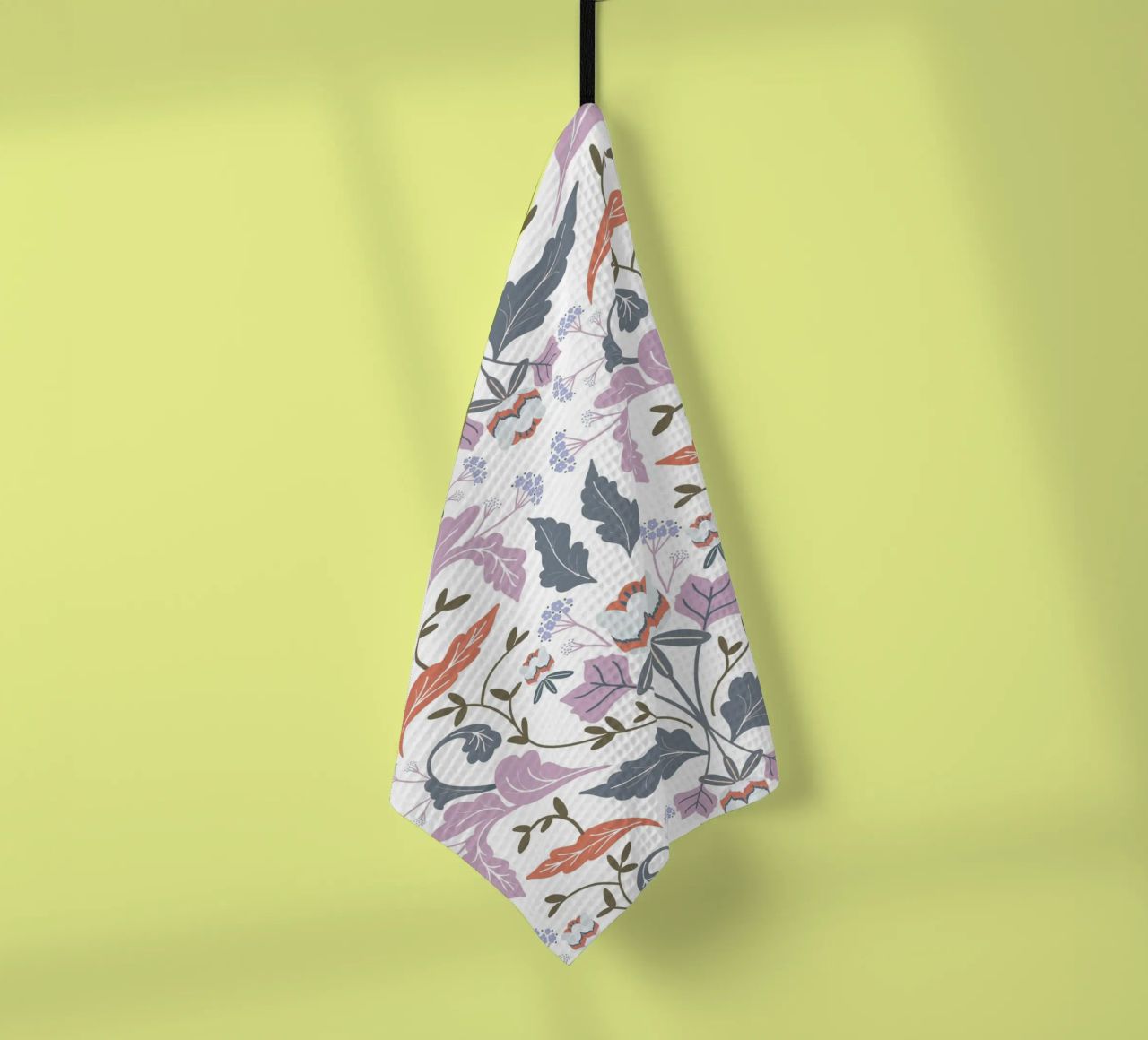 Victorian Tulip Tree Pattern canovaccio da cucina da anisillustration