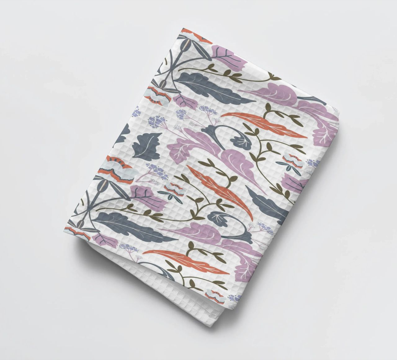 Victorian Tulip Tree Pattern canovaccio da cucina da anisillustration