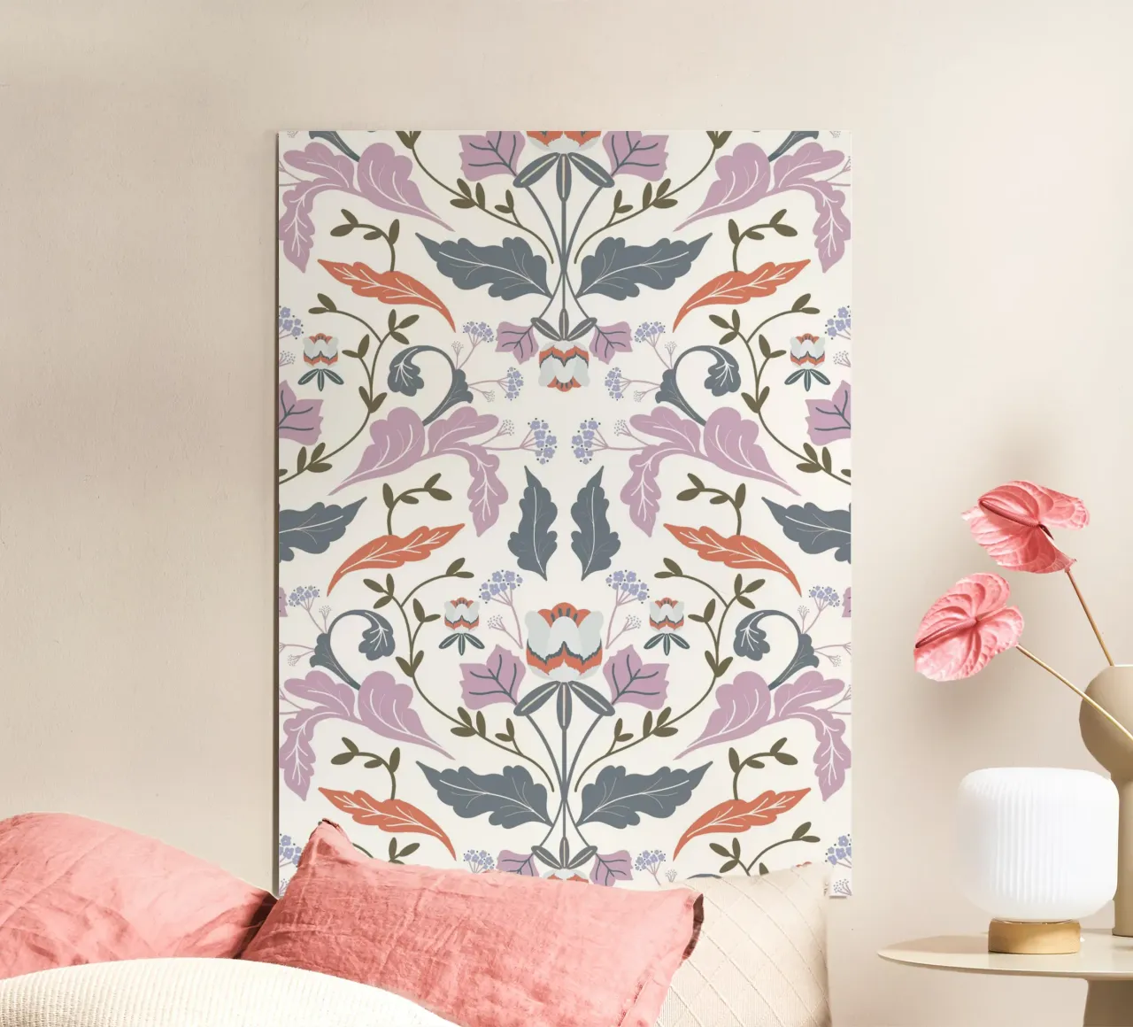 Victorian Tulip Tree Pattern hahnemühle by anisillustration