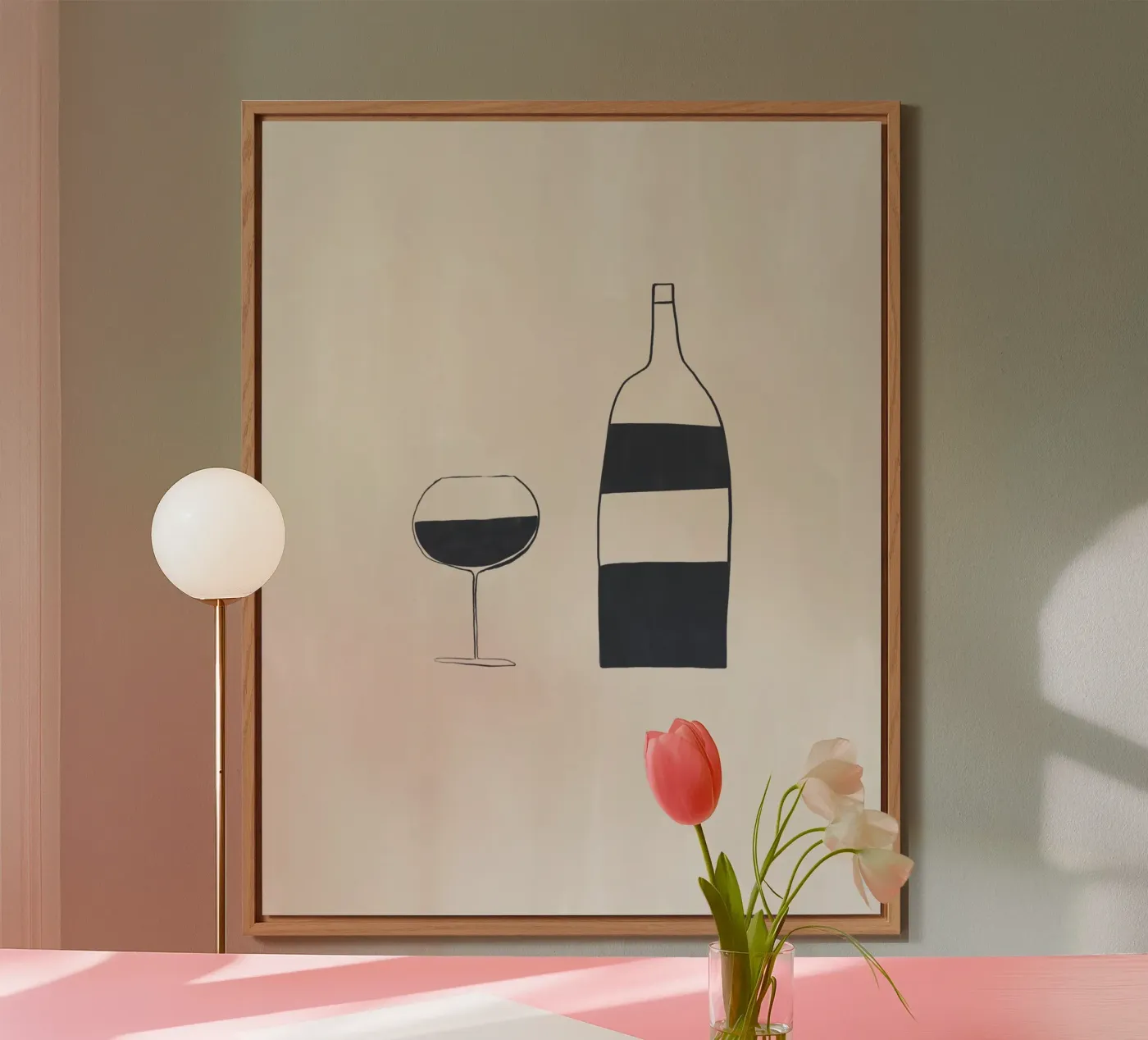 Wine forex plate by Ivy Green Illustrations