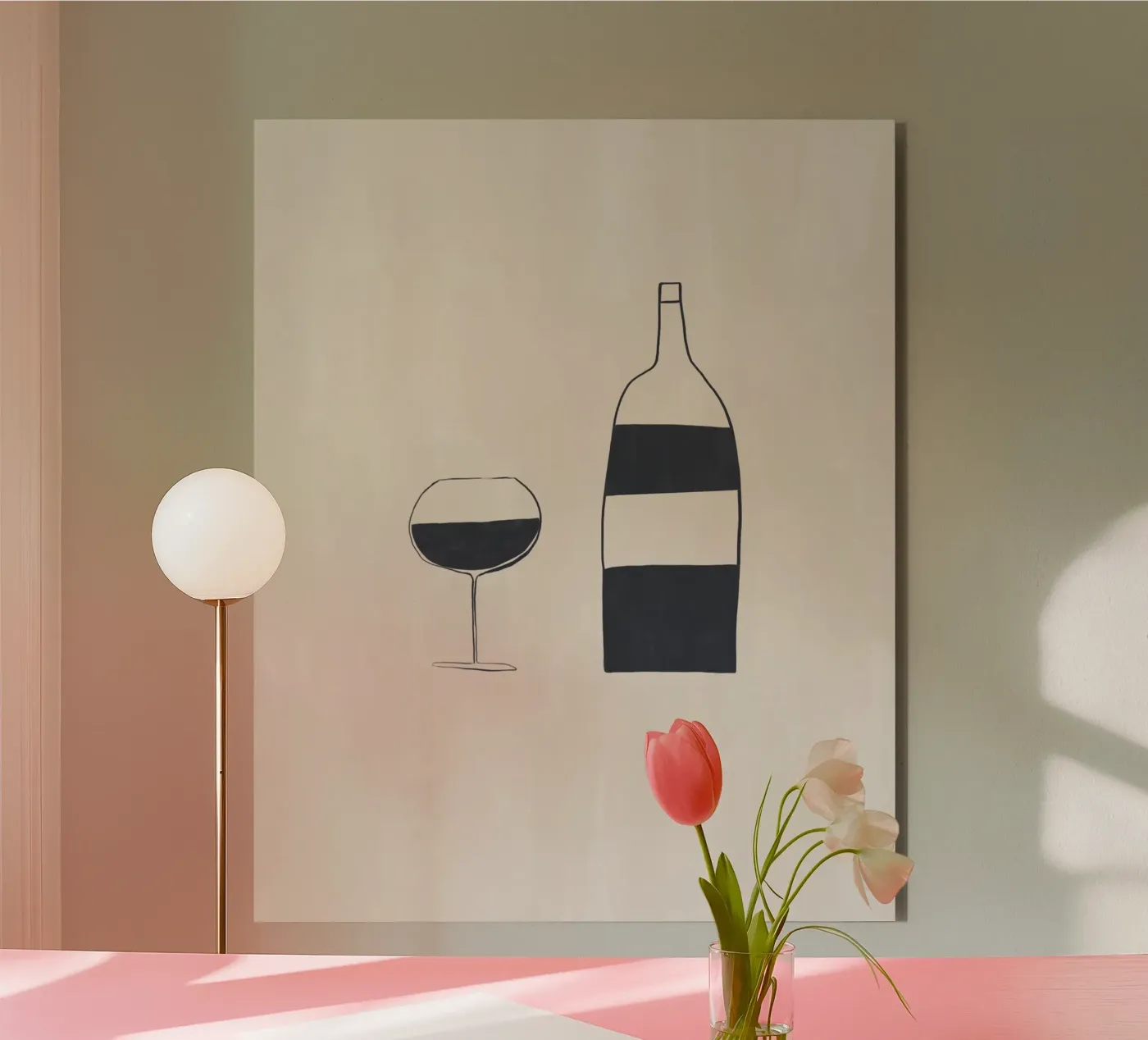 Wine forex plate by Ivy Green Illustrations