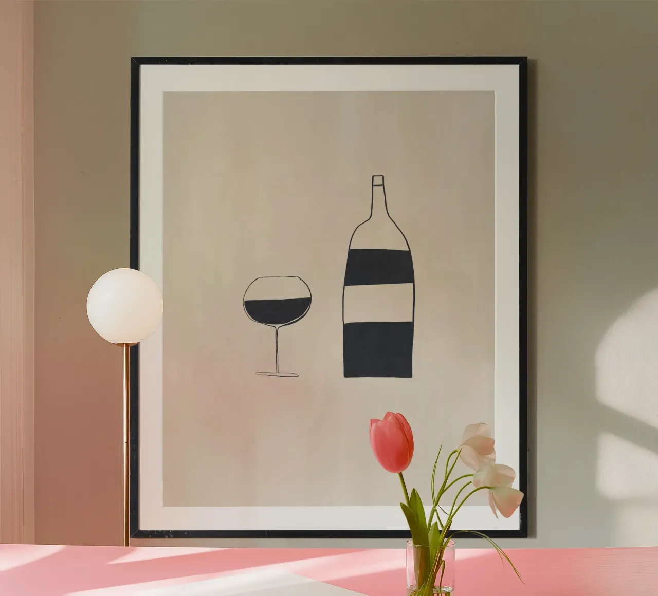 Vino poster da Ivy Green Illustrations