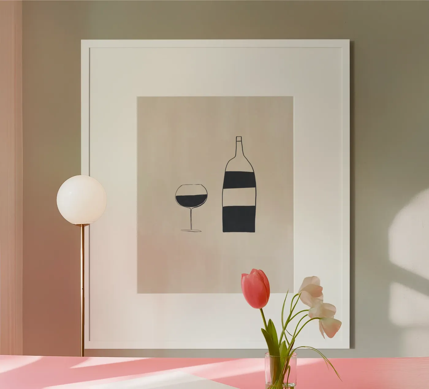 Wine poster by Ivy Green Illustrations