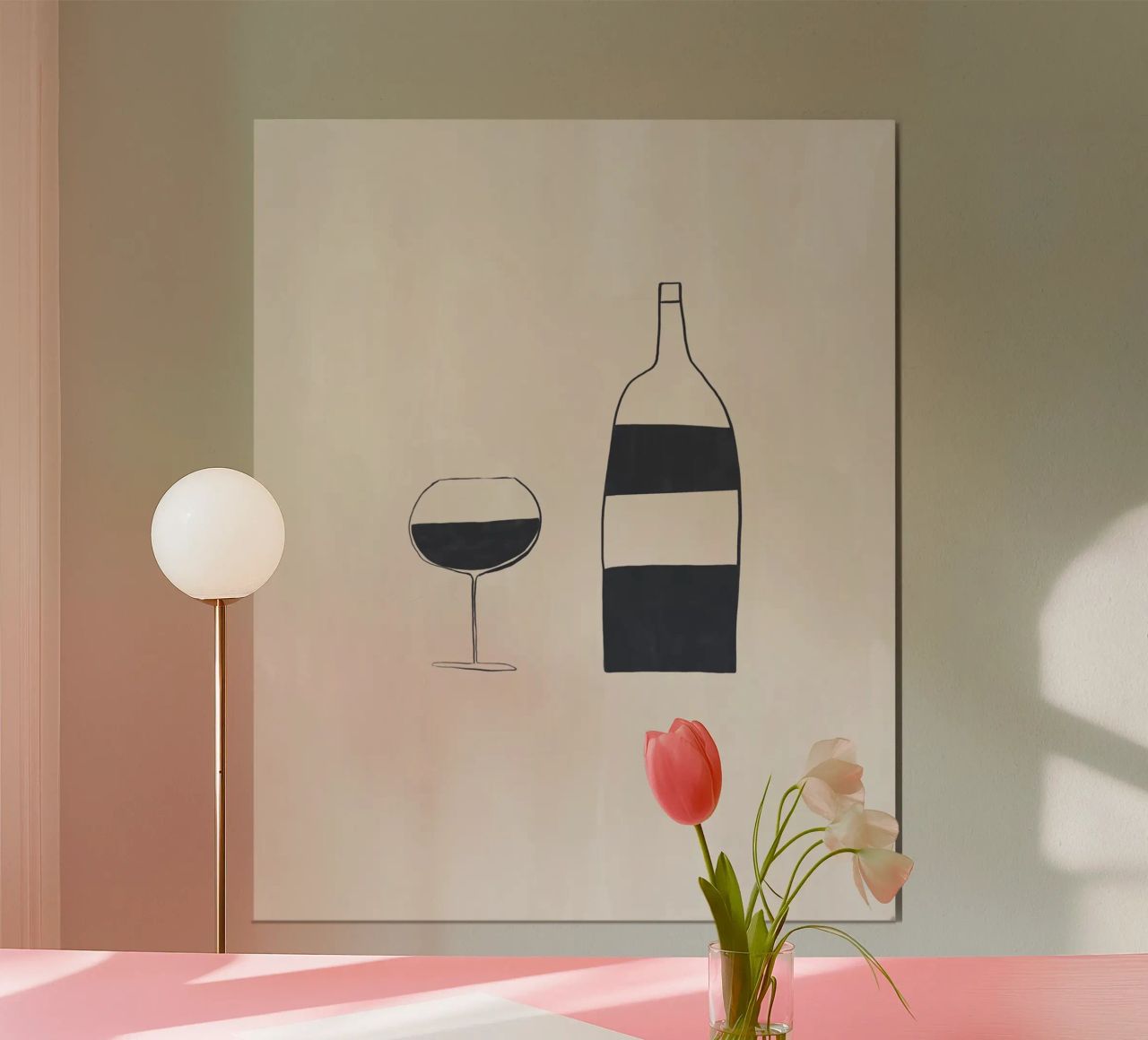 Wine poster by Ivy Green Illustrations