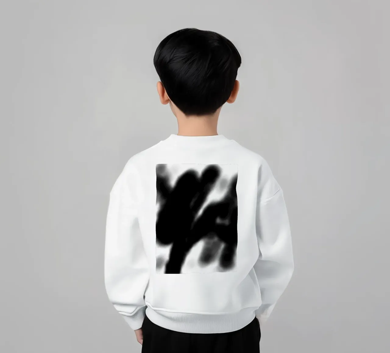 Astrazione in bianco e nero felpa bambino da Studio B