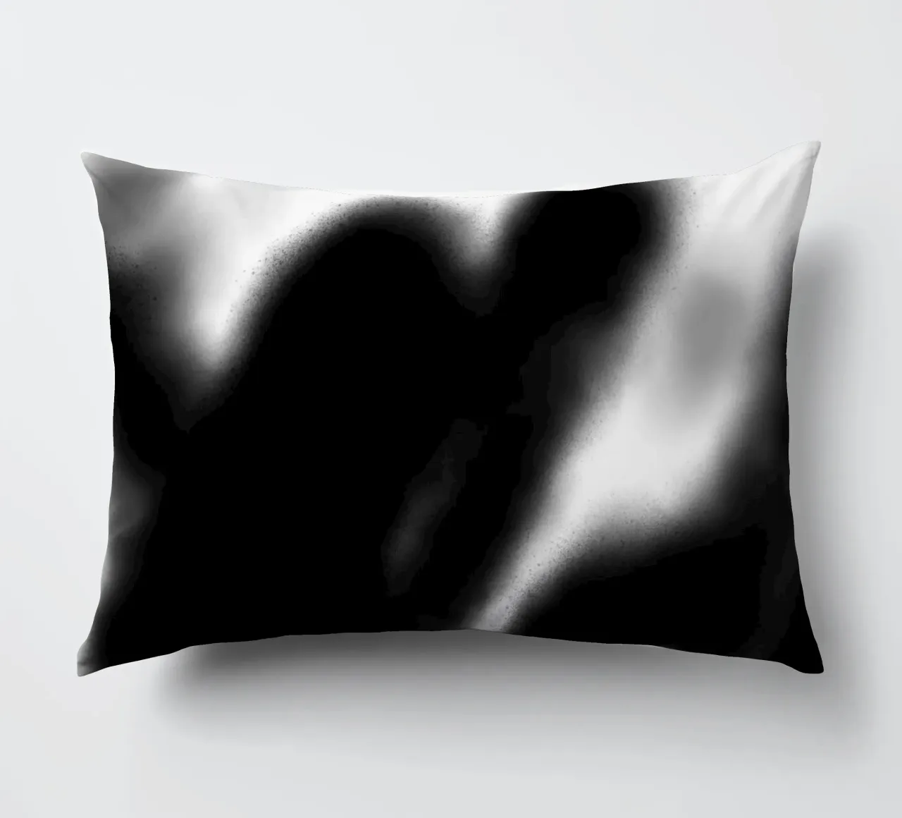 Astrazione in bianco e nero cuscino da Studio B
