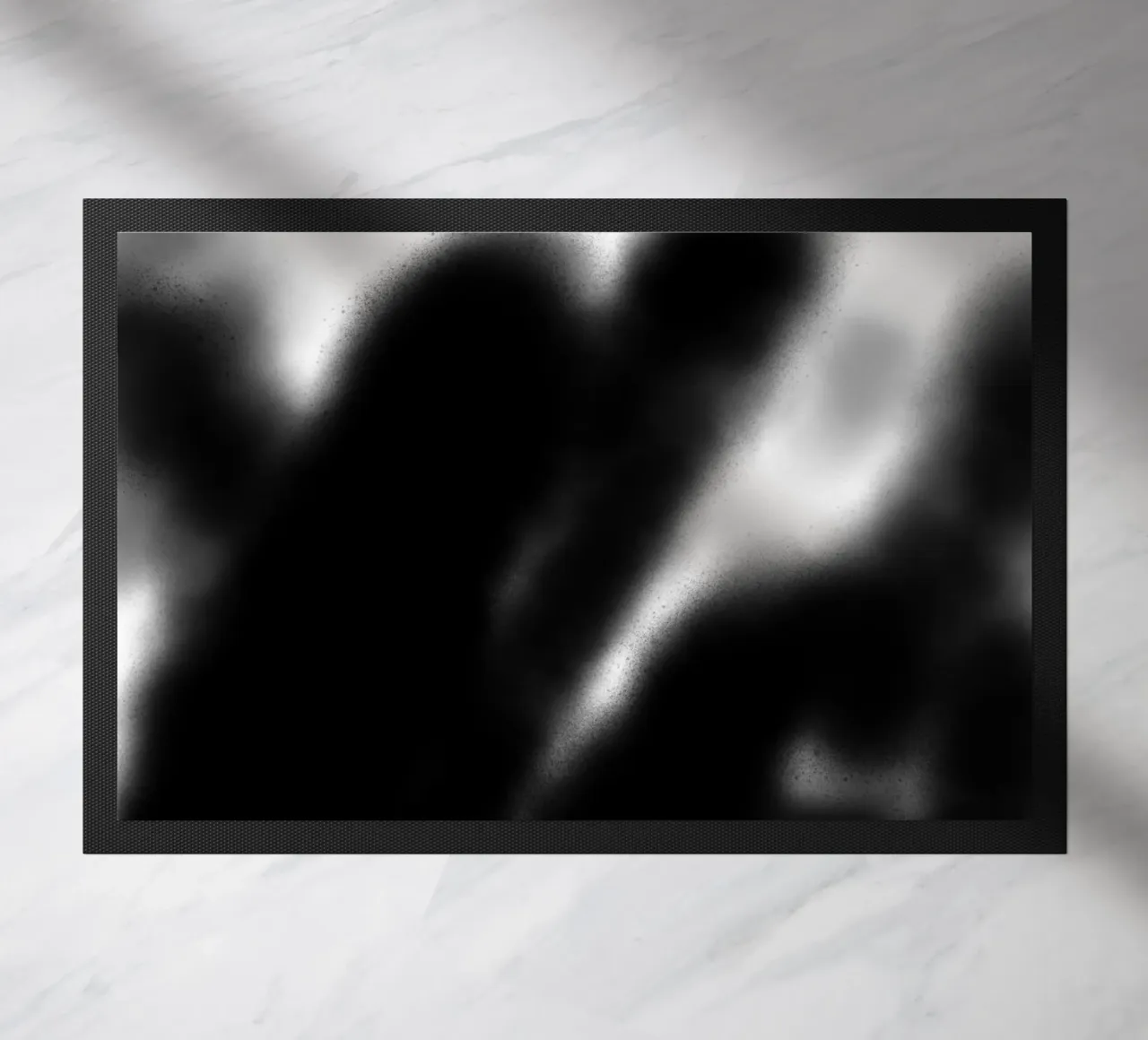 Astrazione in bianco e nero zerbino da Studio B